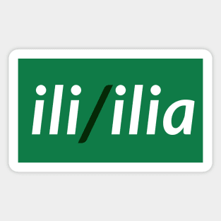 Esperanto Pronouns - Pronomoj - ili/ilia Sticker